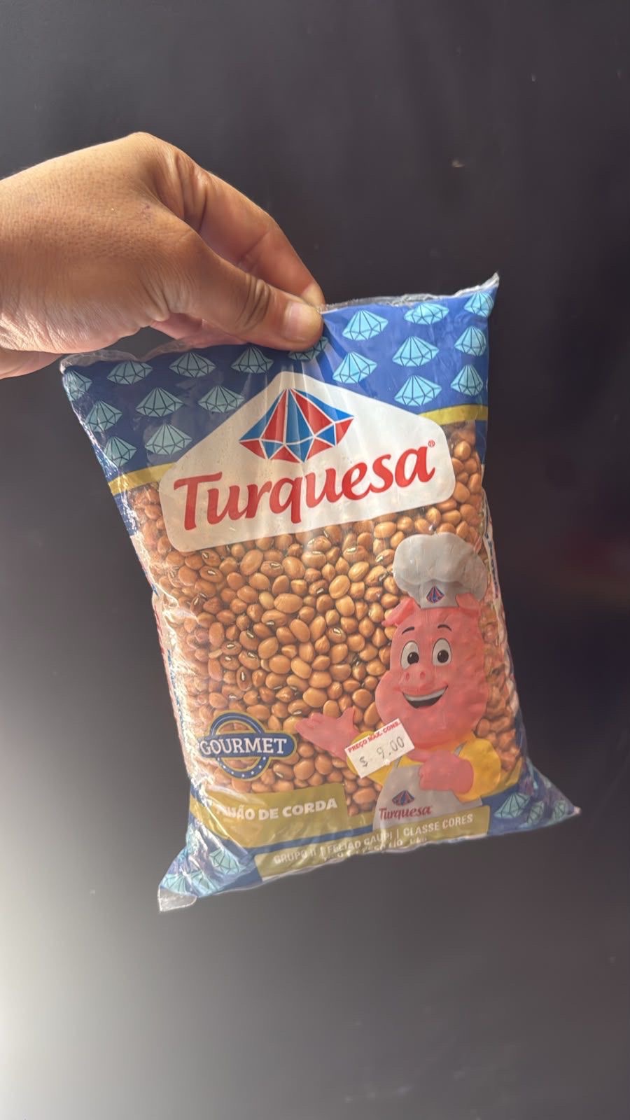 FEIJÃO DE CORDA TURQUESA 1KG