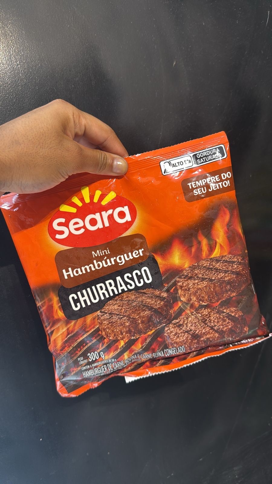 MINI HAMBÚRGUER CHURRASCO - SEARA
